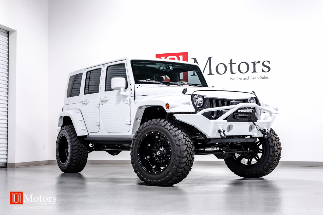 2015 Jeep Wrangler | White / Custom leather | 101 Motors Media